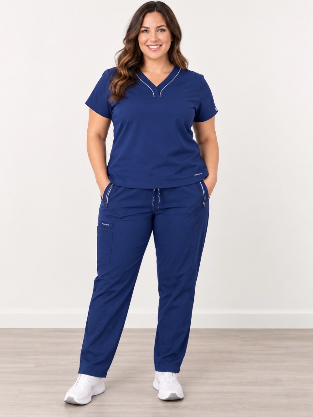 healing hands Deep Navy Athletic Track Joggers